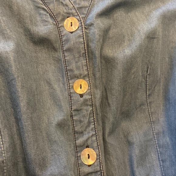 Nice Things Paloma Denim Button Suit Jumpsuit Size 40 - Picture 10 of 11